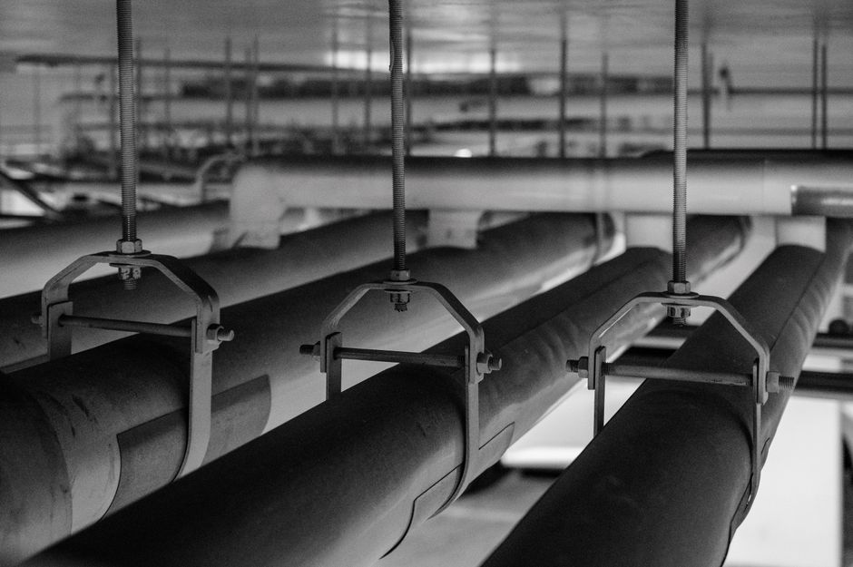 Travaux de pex pipe installation