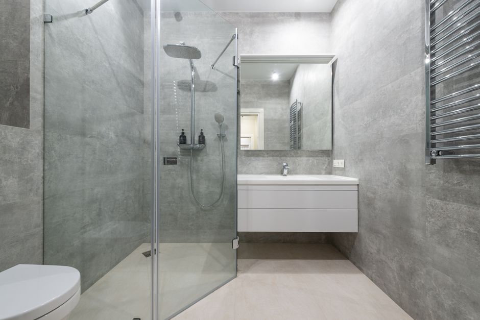 Chantier de devis installation douche italienne