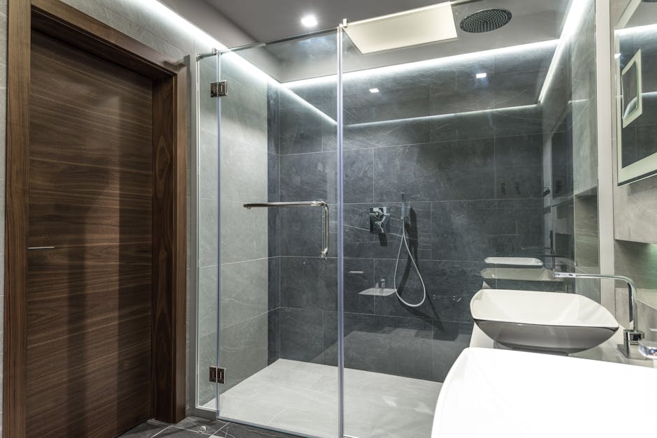Travaux de shower installation