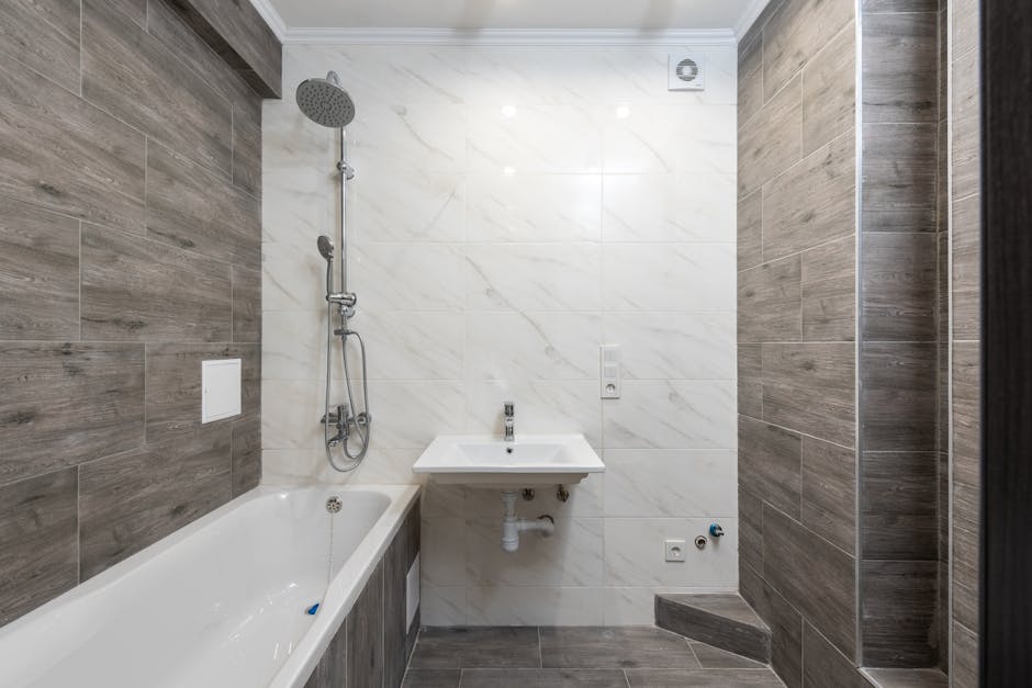 Chantier de guide installation salle de bain
