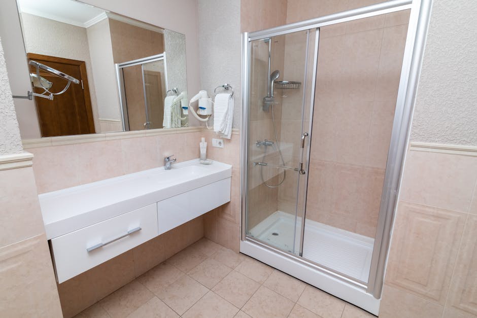Travaux de shower installation