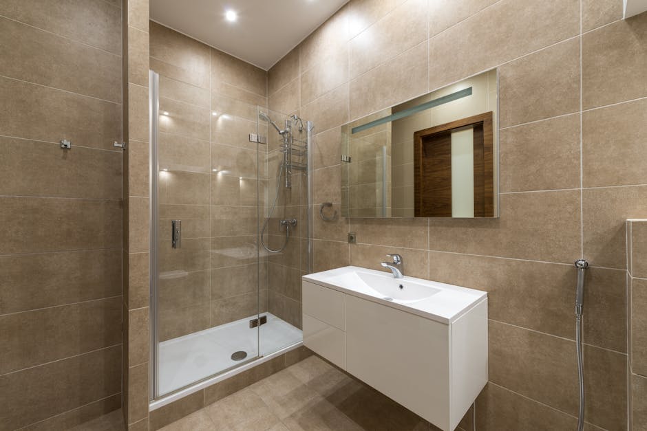 Travaux de shower installation